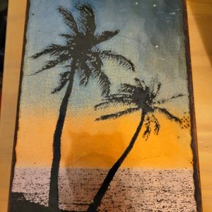 Glass on Copper- Sunset beach